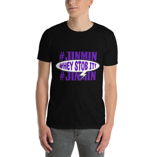 #Hey Stob it! Short-Sleeve Unisex T-Shirt