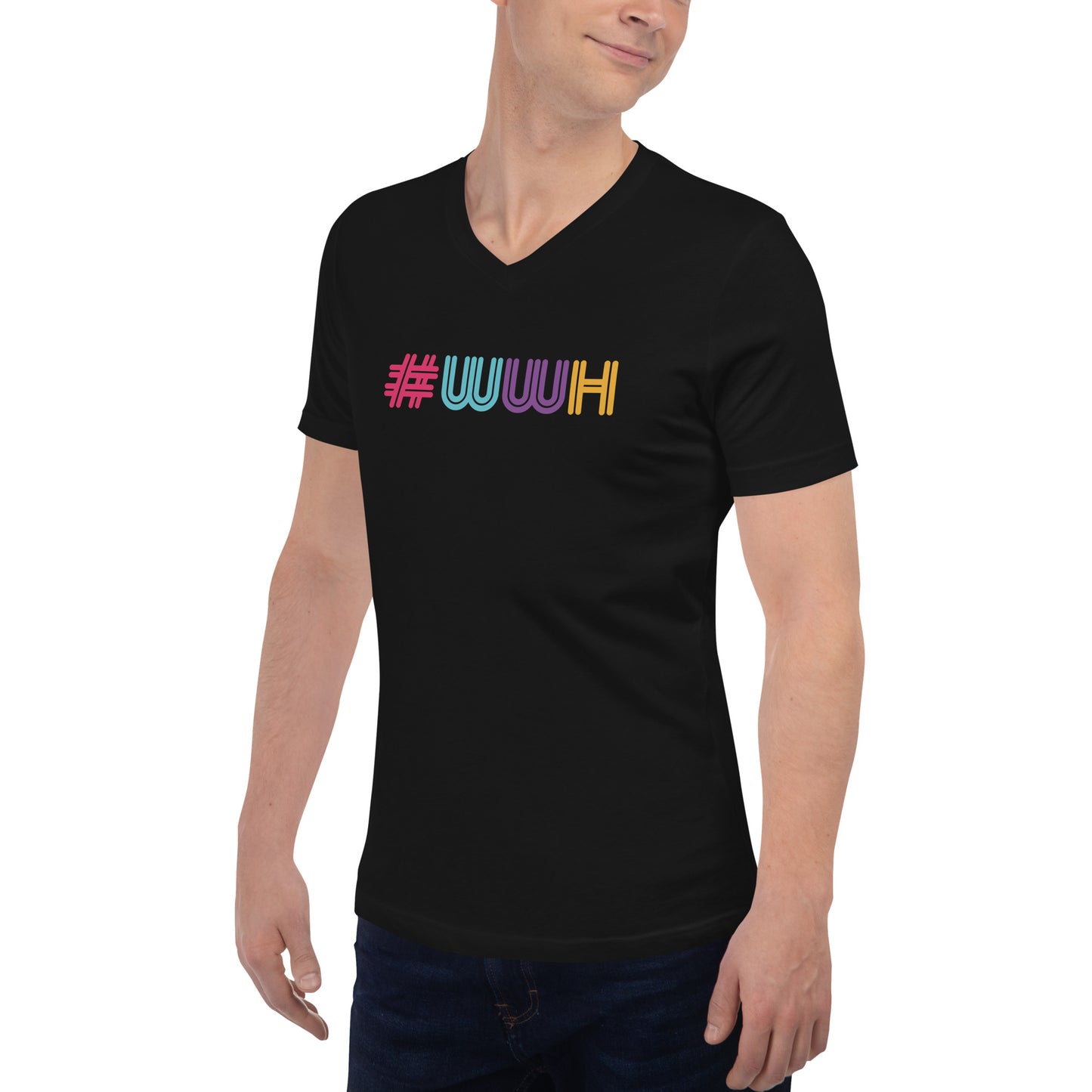 #WWH Unisex Short Sleeve V-Neck T-Shirt
