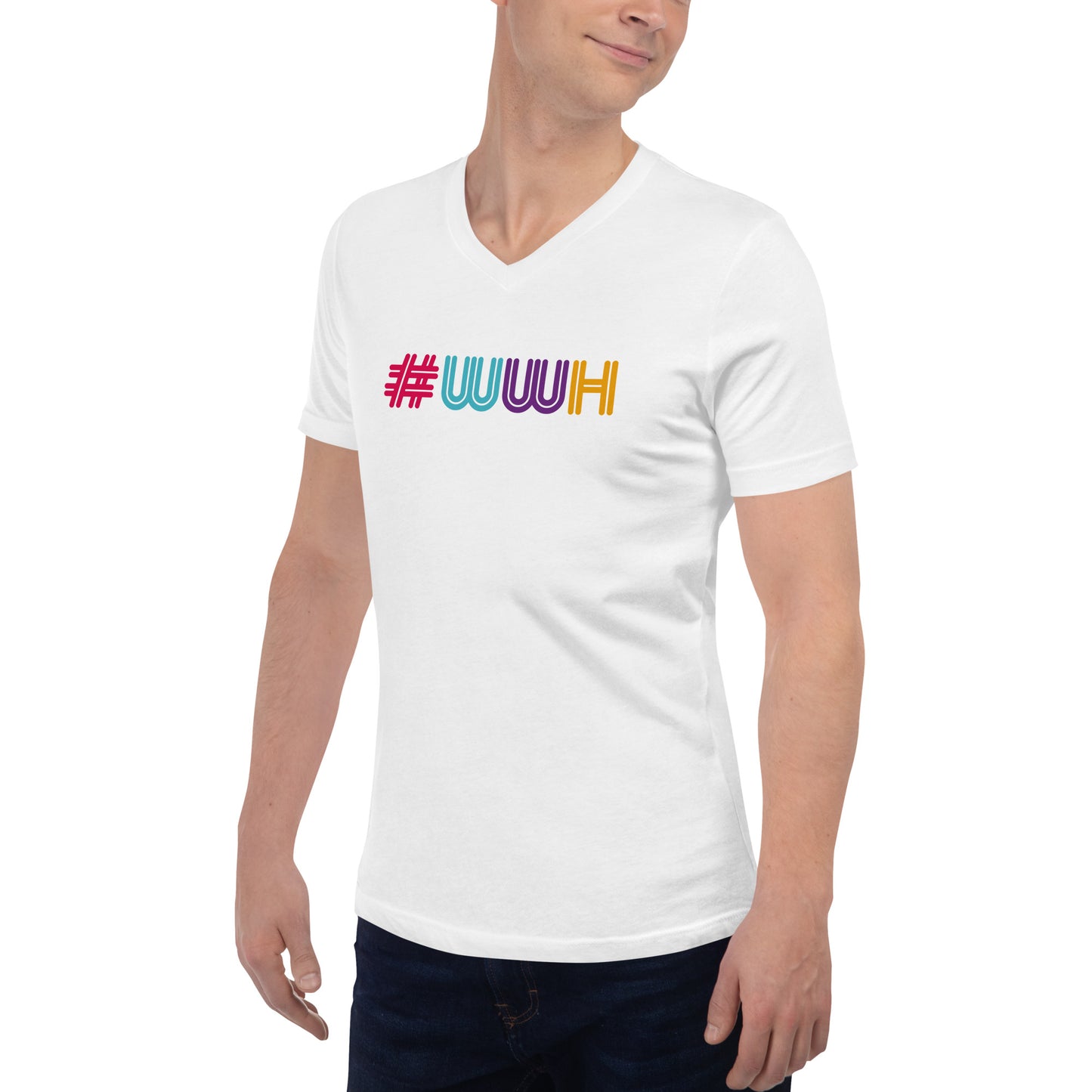 #WWH Unisex Short Sleeve V-Neck T-Shirt